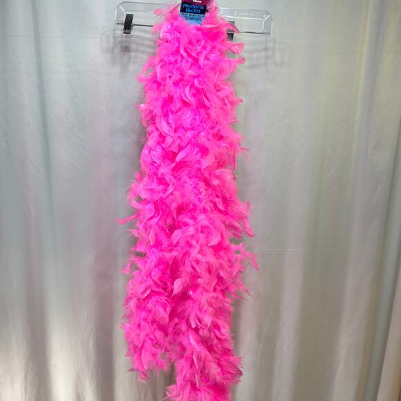 Darice Chandelle Feather Boa Bright/Hot Pink Lot of 2 5.5 Ft/66 In. New 37 Gram - Picture 1 of 3